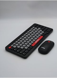 JeDEL WS681B Wireless Bluetooth Office Mouse and Keyboard Set for PC, Tablet, Cell Phone Black  - Image 5