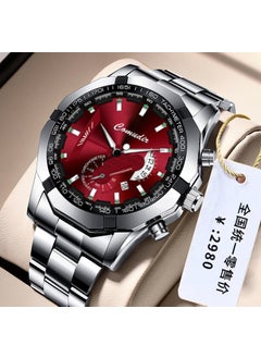 Generic A generation of automatic movement watch men's calendar waterproof luminous non-mechanical watch large dial cross-border new  - Image 1