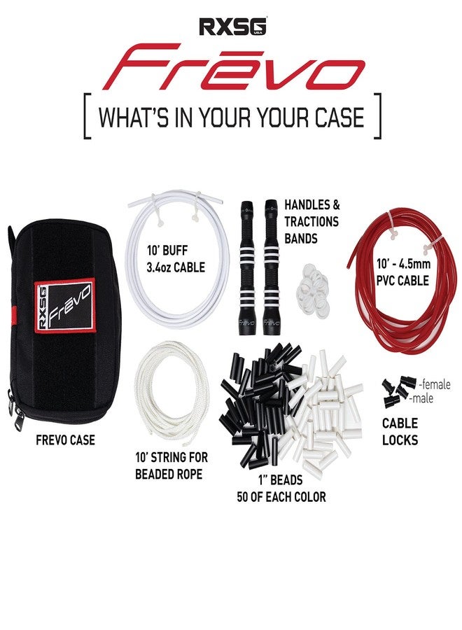 Rx Smart Gear Jump Rope | RXSG Frēvo Freestyle Jump Rope, Skipping Rope for Men & Women with 2 High Speed Precision Bearings | Fitness, Training, Exercise, Cardio, Workout - Image 3