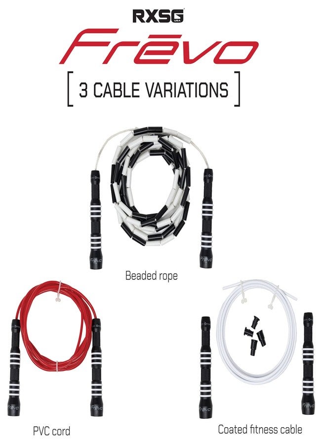 Rx Smart Gear Jump Rope | RXSG Frēvo Freestyle Jump Rope, Skipping Rope for Men & Women with 2 High Speed Precision Bearings | Fitness, Training, Exercise, Cardio, Workout - Image 5