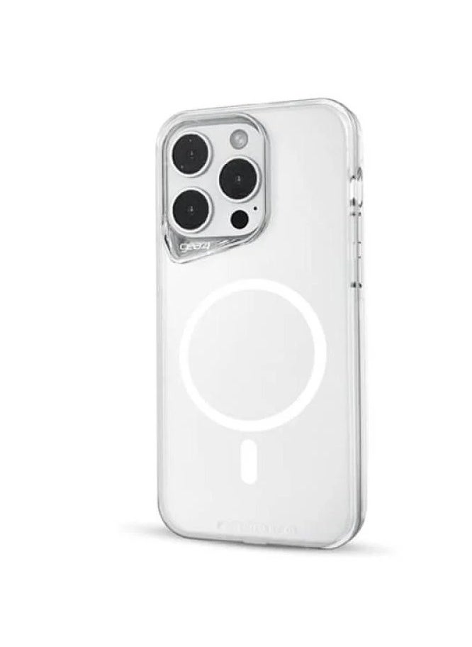 Gear4 - GearFor iPhone 16 Pro Case with MagSafe Wireless Charging Shockproof Magnetic Anti-Scratch Protective Cover Made of High Quality TPU - Clear - Image 1