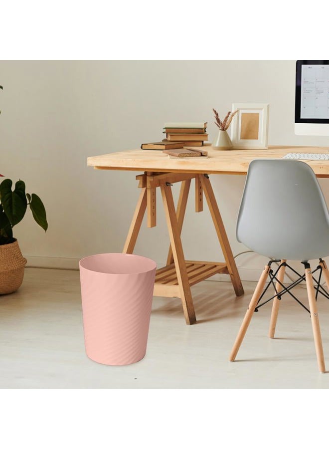 VKPLITE Small Plastic Trash Can - 2 Gallon - Pink - Wastebasket Garbage Can Container - Image 4
