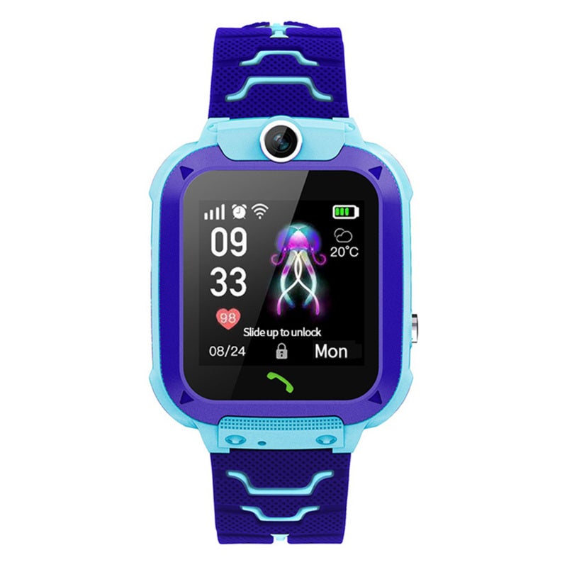 Q12 Children Intelligent Positioning Watch Waterproof 1.4inch Color Screen Smartwatch(Blue) - Image 2