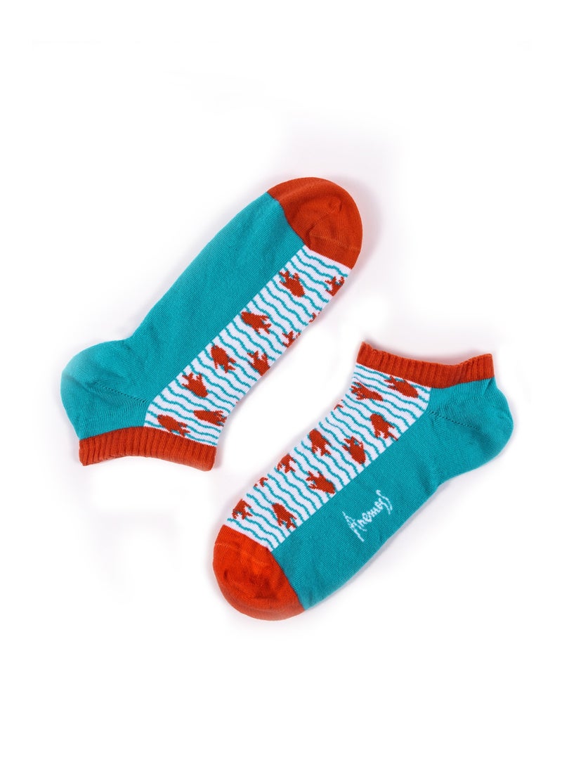 Anemoss Men’s Seamless Socks Set, 5 Pairs, Nautical Design, 85% Cotton, Fits Sizes 41-46 (EU)  - Image 5