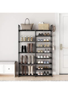 ADEBOLA Shoe Rack Black 85x30x158 cm  - Image 2