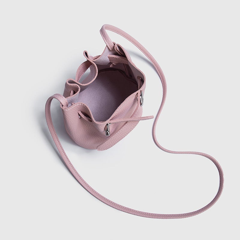 Pink Bucket Bag For Women High-End Cross-Body Women'S Bag Small Fresh Versatile Shoulder Bag 60003 - Image 3