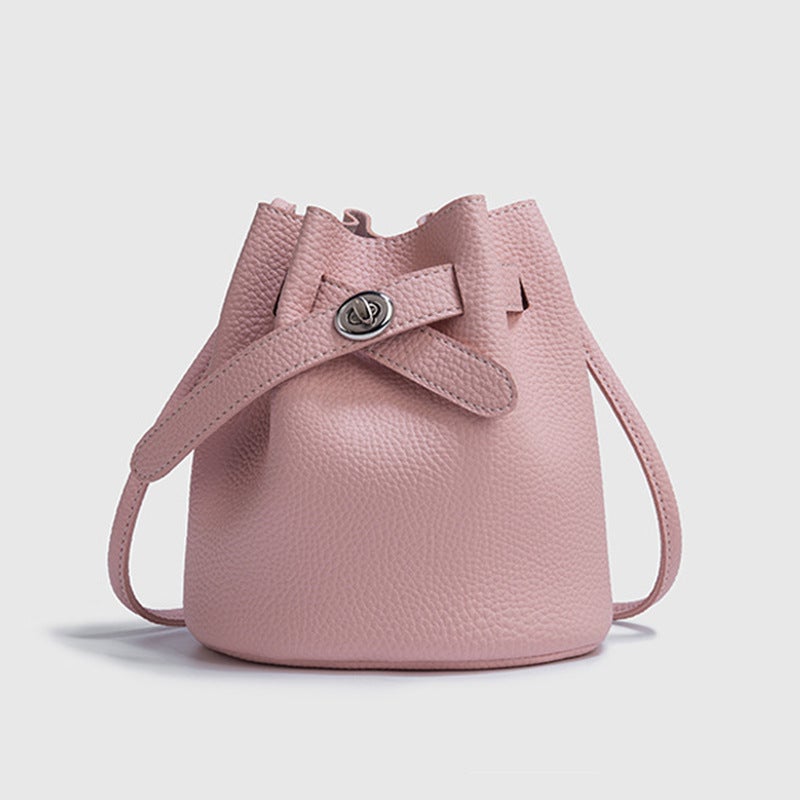 Pink Bucket Bag For Women High-End Cross-Body Women'S Bag Small Fresh Versatile Shoulder Bag 60003 - Image 5