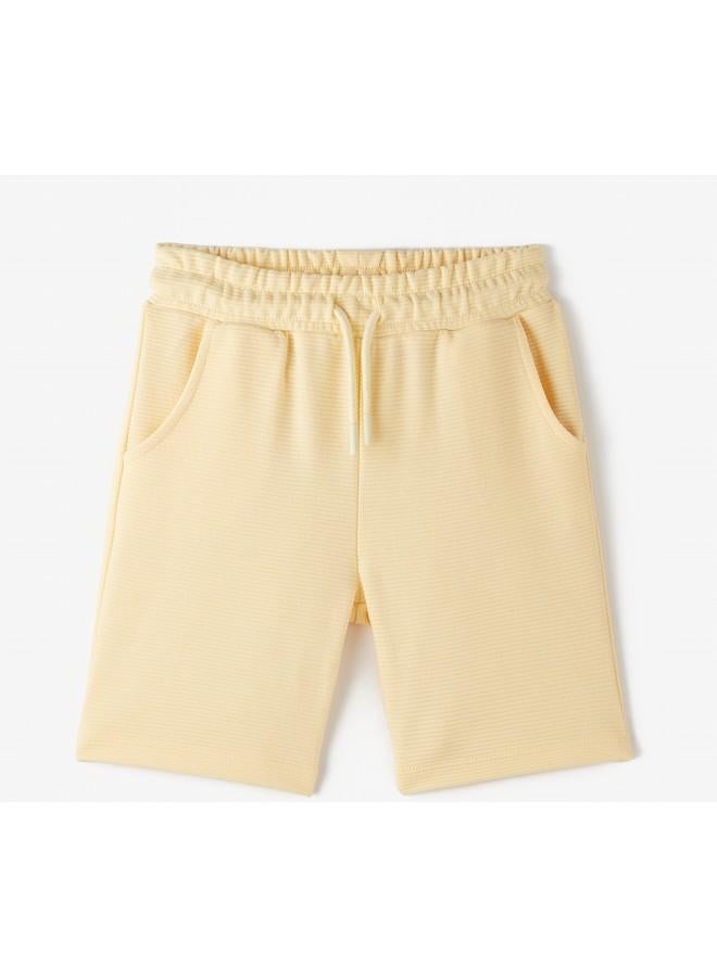 June Boy's Textured Shorts - Image 1