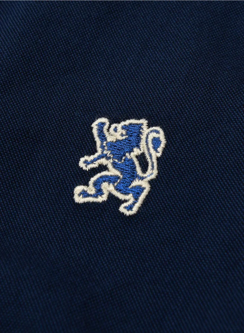Giordano  Kid's Cotton Oxford Long Sleeve Shirt with Embroidery  | Best Price UAE