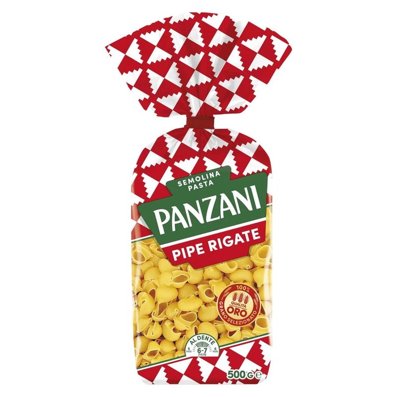 Panzani Pipe Rigate Premium Semolina Pasta- 500gms