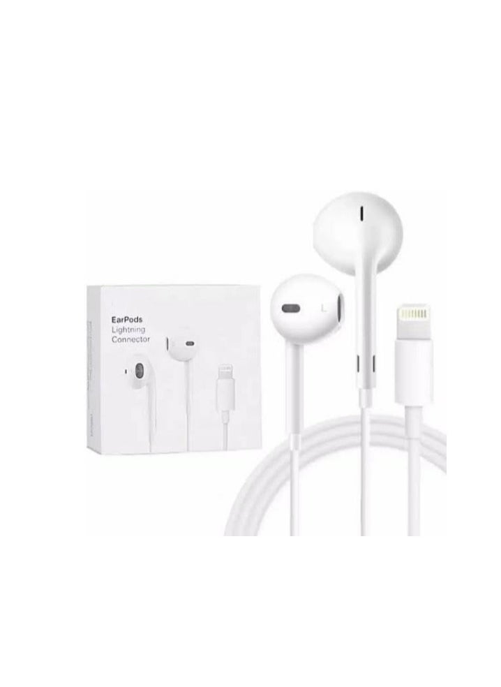 Generic In-Ear Earbuds Compatible with iPhone, Lightning Connector, White, Wired Earphones with Volume Control and Microphone for iPhone 7, 7 Plus, 8, 8 Plus, 13, 12, 11 Pro Max, X, XS, XR  - Image 5