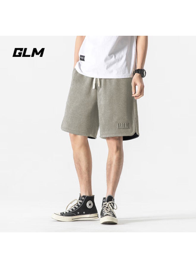Glm Men's Shorts, Summer Trendy Versatile Cargo Pants, Loose-fitting Athletic Breathable Quick-dry Running Five-point Shorts - Image 2