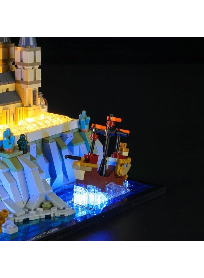BRIKSMAX BRIKSMAX Led Lighting Kit for LEGO-76419 Hogwarts Castle and Grounds - Compatible with Lego Harry Potter Building Set- Not Include Lego Set  - Image 1