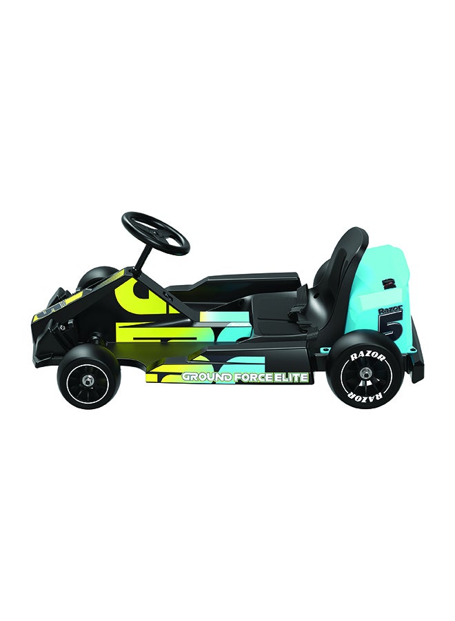Razor Ground Force Elite - Electric Go Kart for Kids 13+ with Forward & Reverse Drive, Up to 14 mph Max Speed, 40 Minute Ride Time, 9 Mile Range, 350W Ride On with 36V 5Ah Battery - Image 3