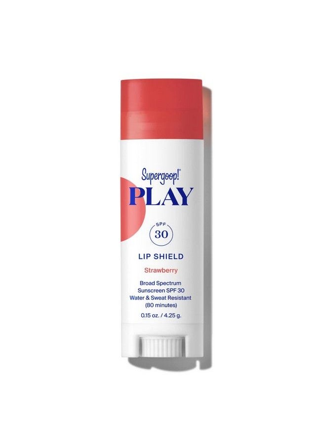 Supergoop! Play Lip Shield Spf 30 With Strawberry Pack Of 2 Moisturizing Lip Treatment For Dry Cracked Lips Clean Ingredients & Broad Spectrum Uv Protection  - Image 1