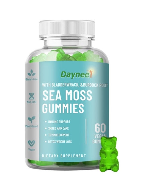 Organic Sea Moss Gummies Weight Loss Thyroid Health High Immunity Support Detox and Cleanse