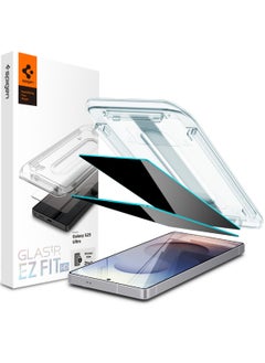 Spigen GLAStR EZ Fit HD PRIVACY for Samsung Galaxy S25 ULTRA Privacy Screen Protector [2 PACK] Tempered Glass with Easy Install Tray - 2 Pack  - Image 1