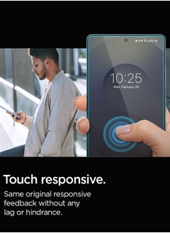 Spigen GLAStR EZ Fit HD PRIVACY for Samsung Galaxy S25 ULTRA Privacy Screen Protector [2 PACK] Tempered Glass with Easy Install Tray - 2 Pack  - Image 5