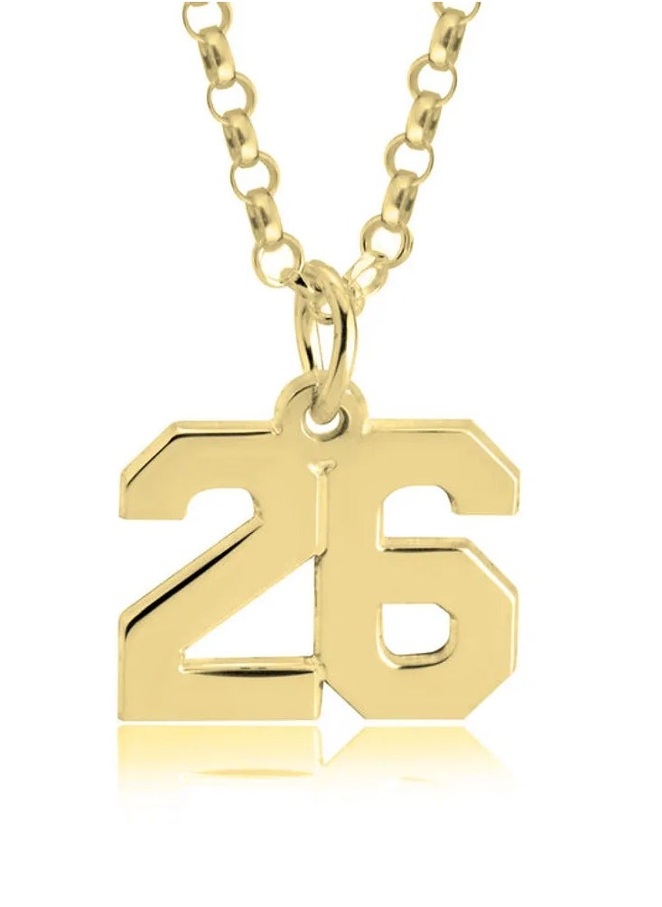 FK Jewellers - Silver 925 Personalized Number Necklace - Image 1