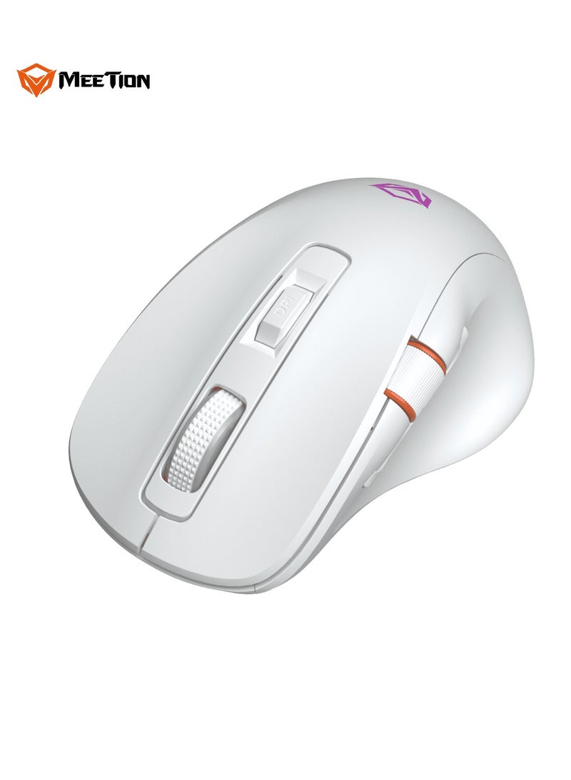 Meetion MEETION Three-Mode Gaming Ergonomic Mouse GW32 2.4G/Bluetooth/Wired PAW3220 Sensor Up to 8000DPI 1000Hz Polling Rate 20 Million Times Micro Switch RGB Lighting Effects 700mAh Long Battery Life Right-Handed Ergonomics Meetion Exclusive Driver - Image 5