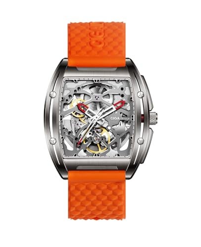 CIGA Design Skeleton Watch Z Series Titanium Automatic Mechanical Wristwatch Sapphire Tonneau Analog Mens Watches 3ATM Waterproof Unisex Steampunk Gift - Image 1