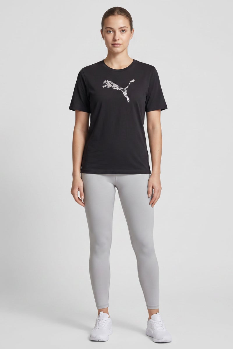 PUMA Women Relaxed Fit Short Sleeve Outdoor T-Shirt, Black - Image 2