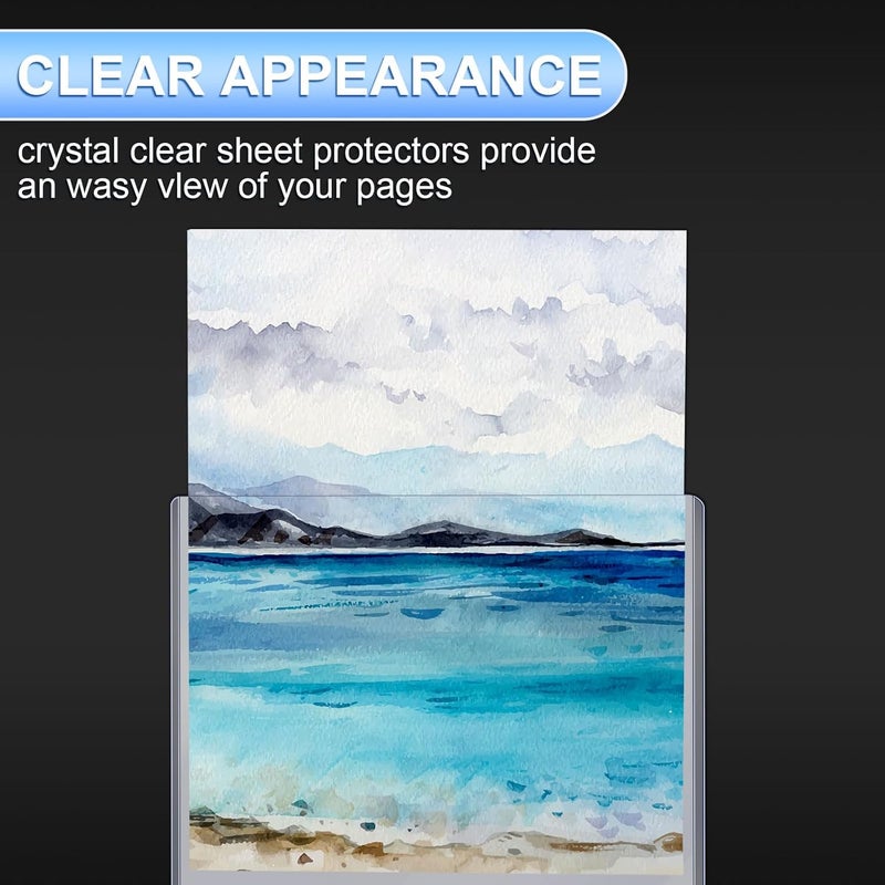 Sherr 20 Pcs 18 x 24 Inches Rigid Print Protectors Clear Hard Plastic Sheet Protectors Poster Sleeves for Protect Store and Display Photographs, Prints and Documents - Image 5