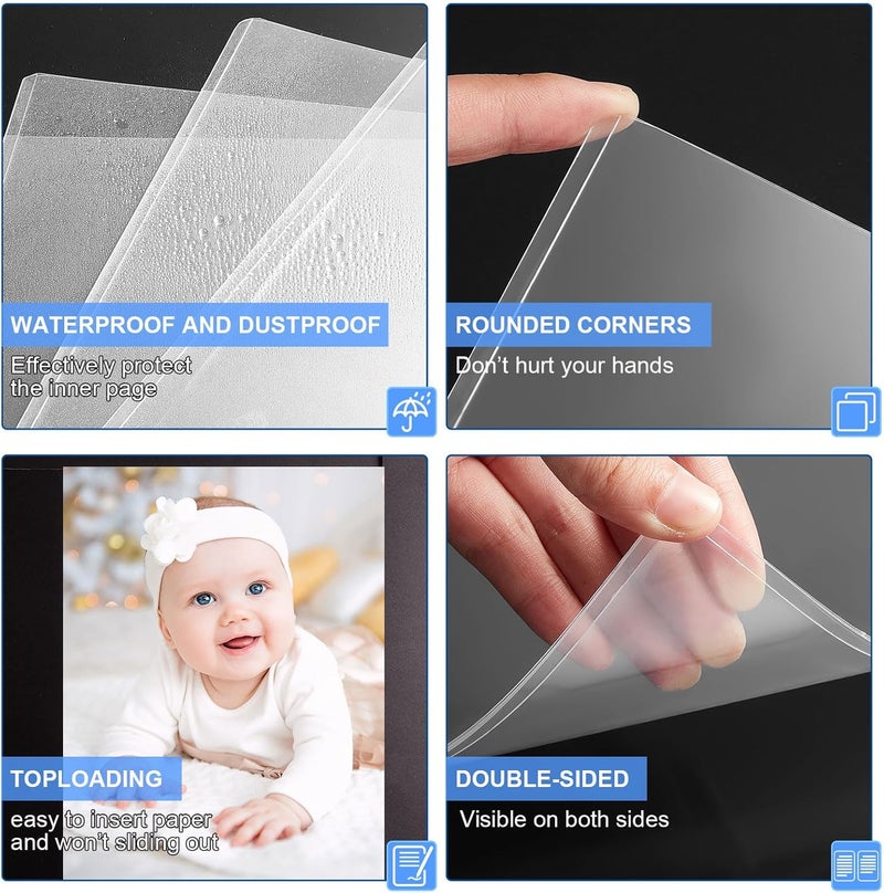 Sherr 20 Pcs 18 x 24 Inches Rigid Print Protectors Clear Hard Plastic Sheet Protectors Poster Sleeves for Protect Store and Display Photographs, Prints and Documents - Image 4