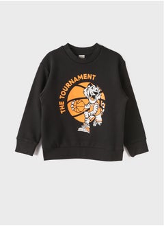 LC WAIKIKI Crew Neck Printed Boy's Sweatshirt  - Image 1