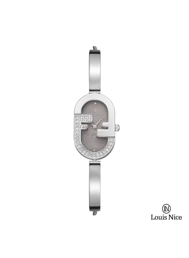 louis nice Elegant women's wristwatch with a mandarin design from Louis Nice