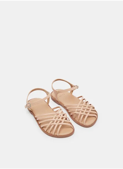 MANGO Girls Strappy Sandals