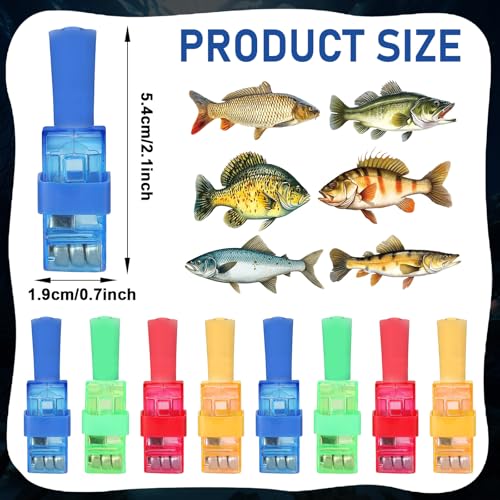 Oitnlaughter 36Pcs Gone Fishing LED Finger Lights Fishing Party Favors Glow in the Dark Light Up Finger Lights Go Fish Themed Toys Bulk for Kids Birthday Party Goodie Bag Stuffer Birthday Gifts Classroom Prize - Image 5