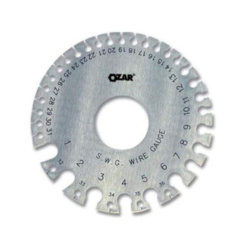Ozar AGW1987 Round Wire Gauge Silver Pack Of 2