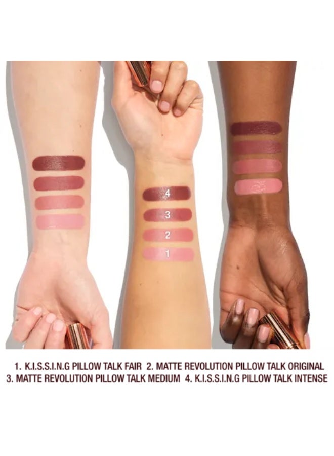 Charlotte Tilbury Mini Pillow Talk Deep Lip Kit - Matte Revolution Lipstick & Lip Cheat Lip Liner Set, Nude Berry - Image 3