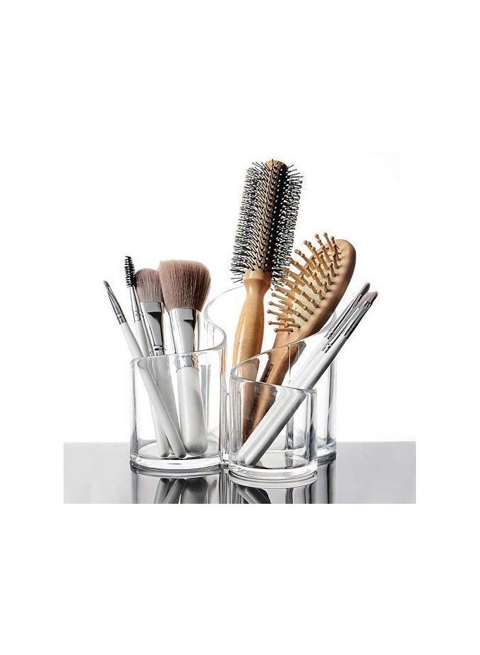 BLOOMING TIME Acrylic Multi-Purpose Makeup Brush Holder - Image 2
