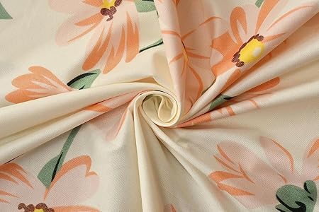 HOMICON HOMICON Premium Cotton Feel 8 Pieces Diwan Cover Set with 1 Single Diwan Bedsheet 2 Bolster Covers and 5 Cushions Cover Cream  - Image 2