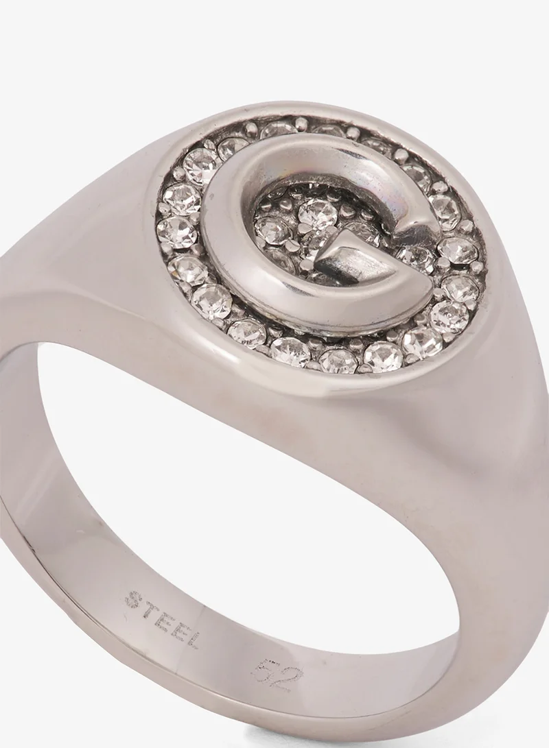 GUESS  G Crystal Logo Ring for Women | Best Price UAE