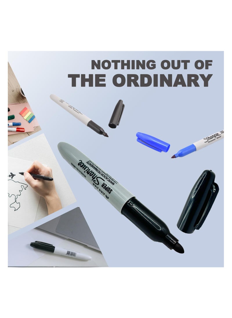 SYOSI - Hidden Safe Storage Pen - Disguise Your Valuables in Plain Sight - Large Fake Sharpie Diversion Safe for Money and Small Items - Image 1