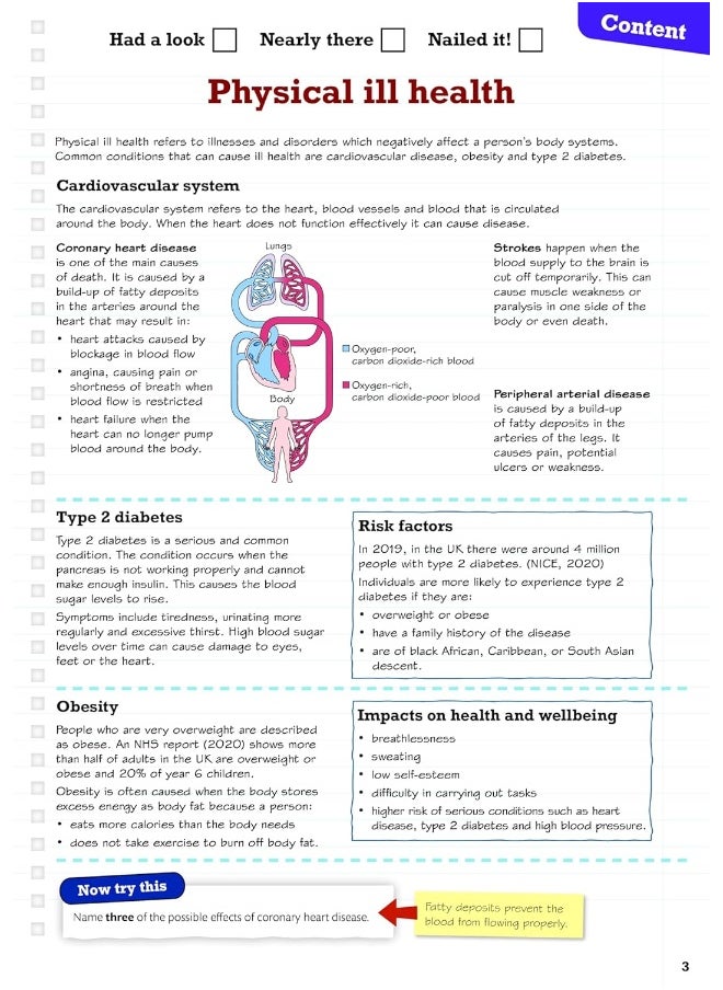 Pearson REVISE BTEC Tech Award Health and Social Care 2022 Revision Guide inc online edition - 2023 and 2024 exams and assessments  - Image 3