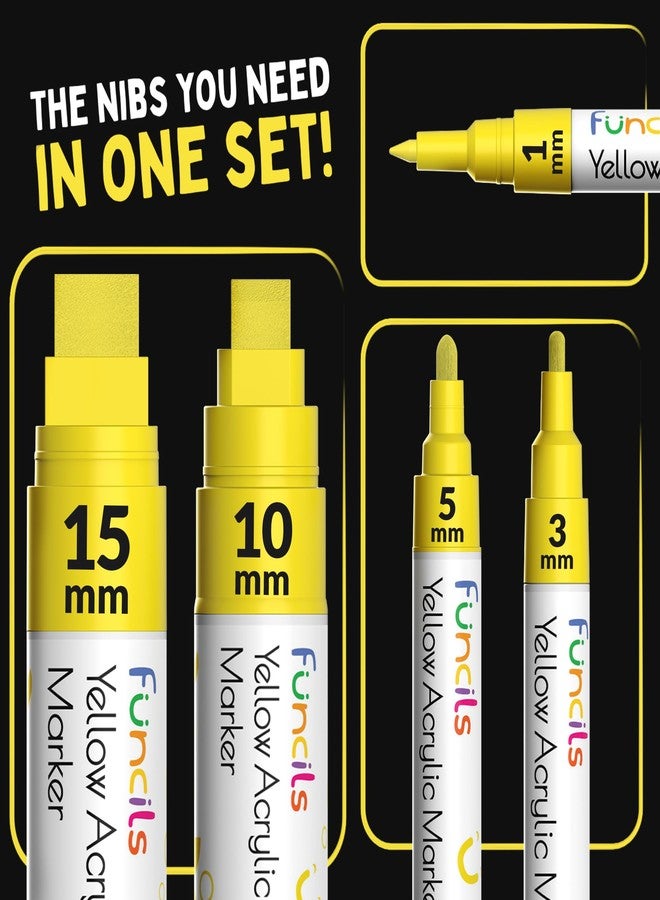 Funcils F - 5 Yellow Acrylic - Image 2