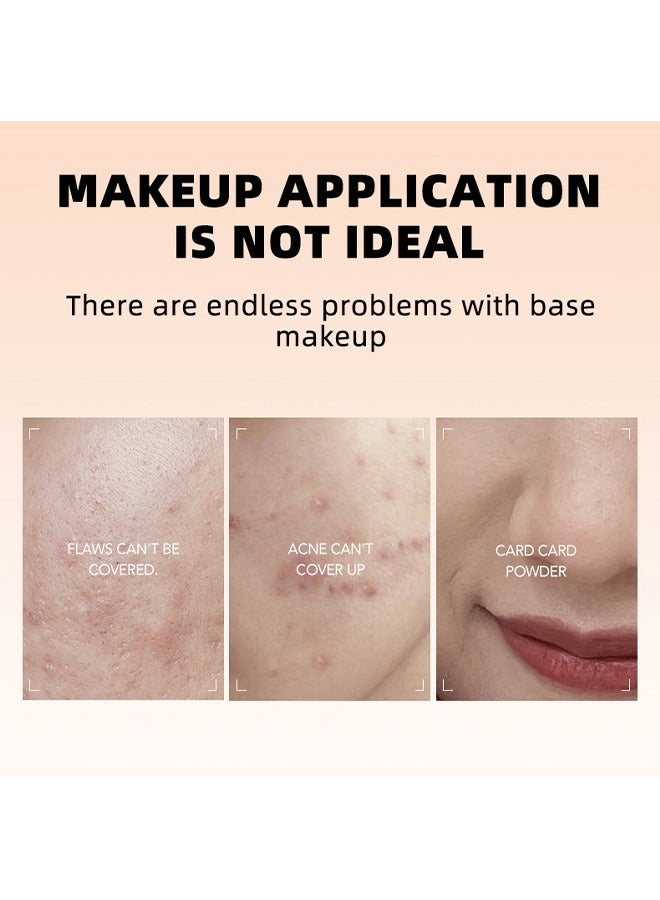 OCHEAL Silky And Smooth Repair Concealer，Liquid Foundation Stick - Medium Coverage, Natural Finish, Suitable for All Skin Types #2 Light skin tone （1.8ml） - Image 4