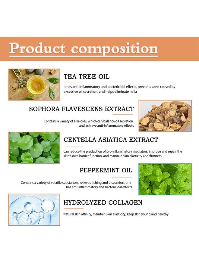 OUHOE - Fat Particles Treatment-Fat Granule Clearing Skin Essense，Fat Granules Removal Eye Serum, Natural Formula Milia Remover Milia Spot Treatment, Anti Dark Circle Fade Fine Essence, Anti Puffiness Moisturizing Skin Care Serum - Image 1