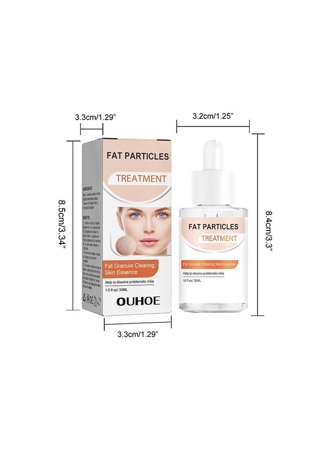OUHOE - Fat Particles Treatment-Fat Granule Clearing Skin Essense，Fat Granules Removal Eye Serum, Natural Formula Milia Remover Milia Spot Treatment, Anti Dark Circle Fade Fine Essence, Anti Puffiness Moisturizing Skin Care Serum - Image 1
