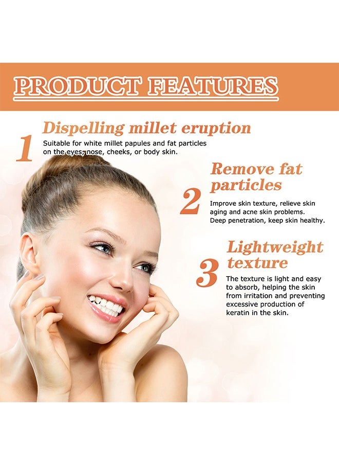 OUHOE - Fat Particles Treatment-Fat Granule Clearing Skin Essense，Fat Granules Removal Eye Serum, Natural Formula Milia Remover Milia Spot Treatment, Anti Dark Circle Fade Fine Essence, Anti Puffiness Moisturizing Skin Care Serum - Image 1