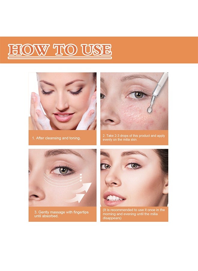 OUHOE - Fat Particles Treatment-Fat Granule Clearing Skin Essense，Fat Granules Removal Eye Serum, Natural Formula Milia Remover Milia Spot Treatment, Anti Dark Circle Fade Fine Essence, Anti Puffiness Moisturizing Skin Care Serum - Image 1