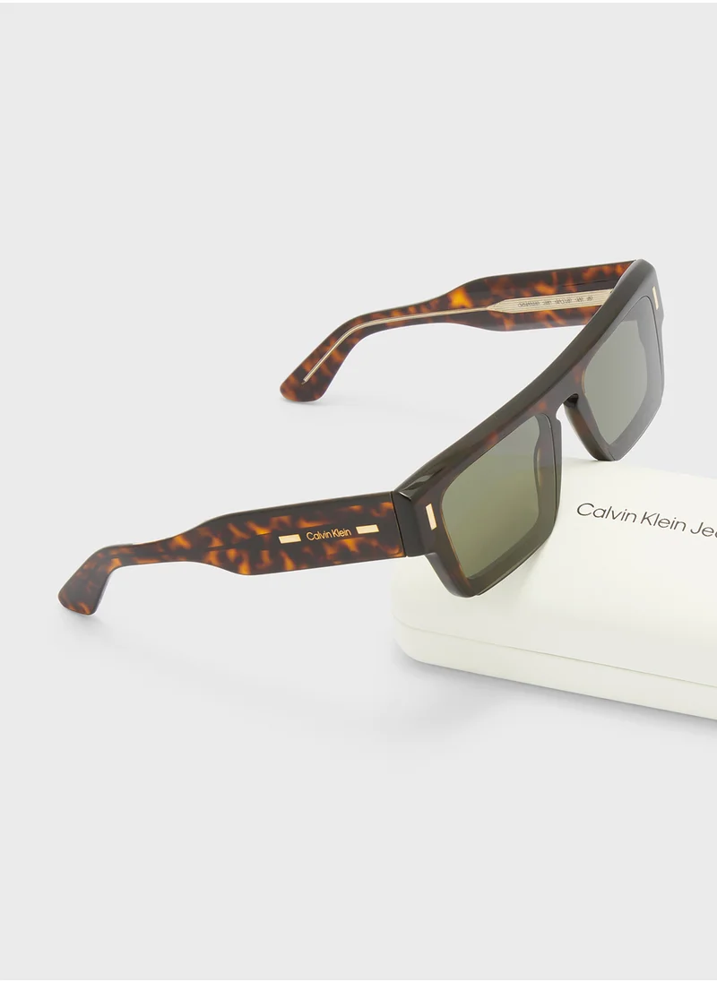 CALVIN KLEIN Modified Rectangle Sunglasses Ck24532S