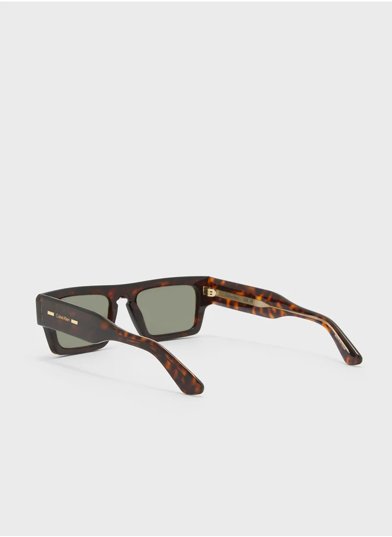 CALVIN KLEIN Modified Rectangle Sunglasses Ck24532S