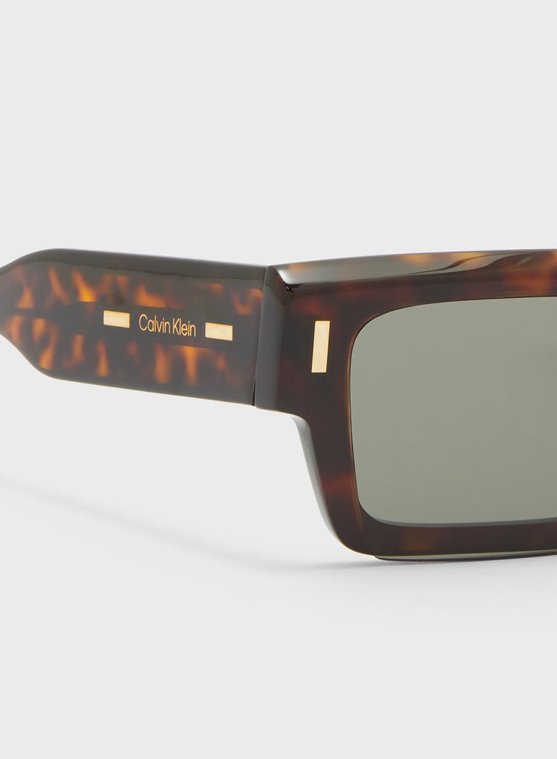 كالفن كلاين نظارات شمسية مستطيلة معدلة - Image 4