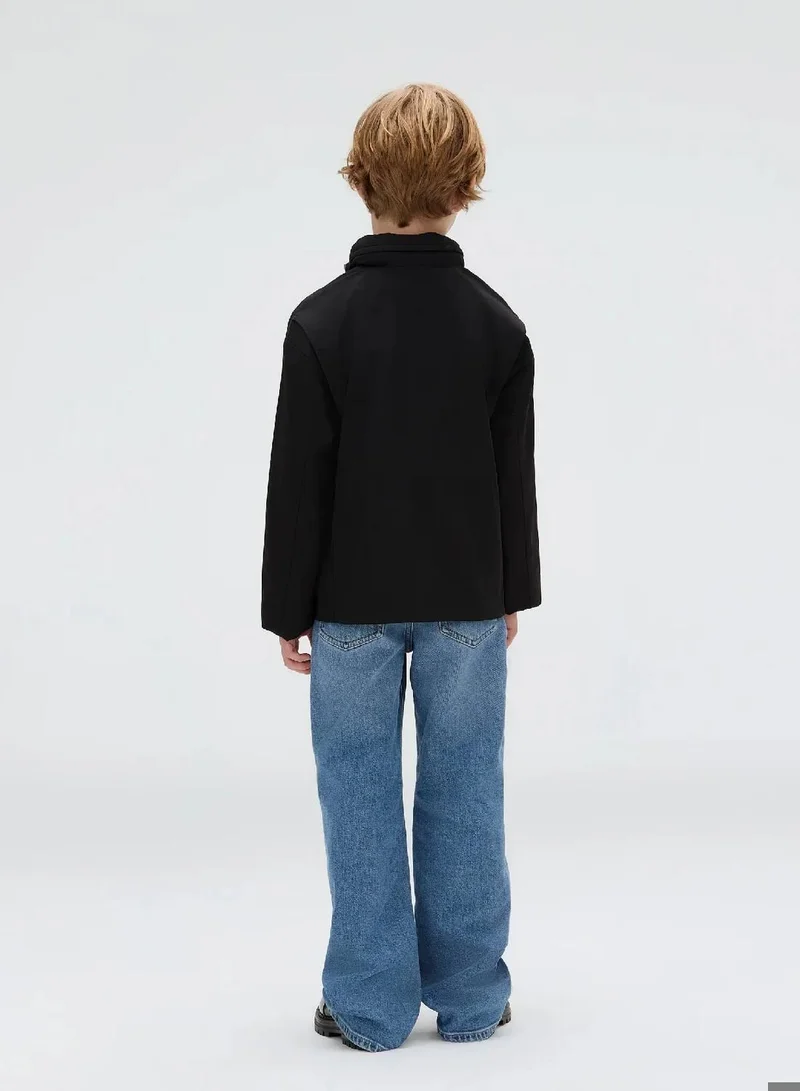 Calvin Klein Jeans Ck Black Dry Knit Field Jacket for Men | Best Price UAE