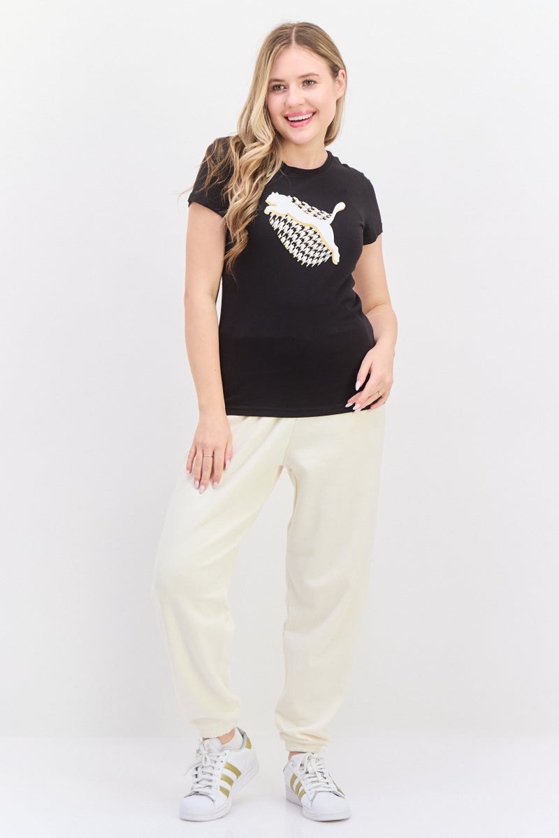 PUMA Women Sportswear Fit Training Top, Black Combo - Image 3